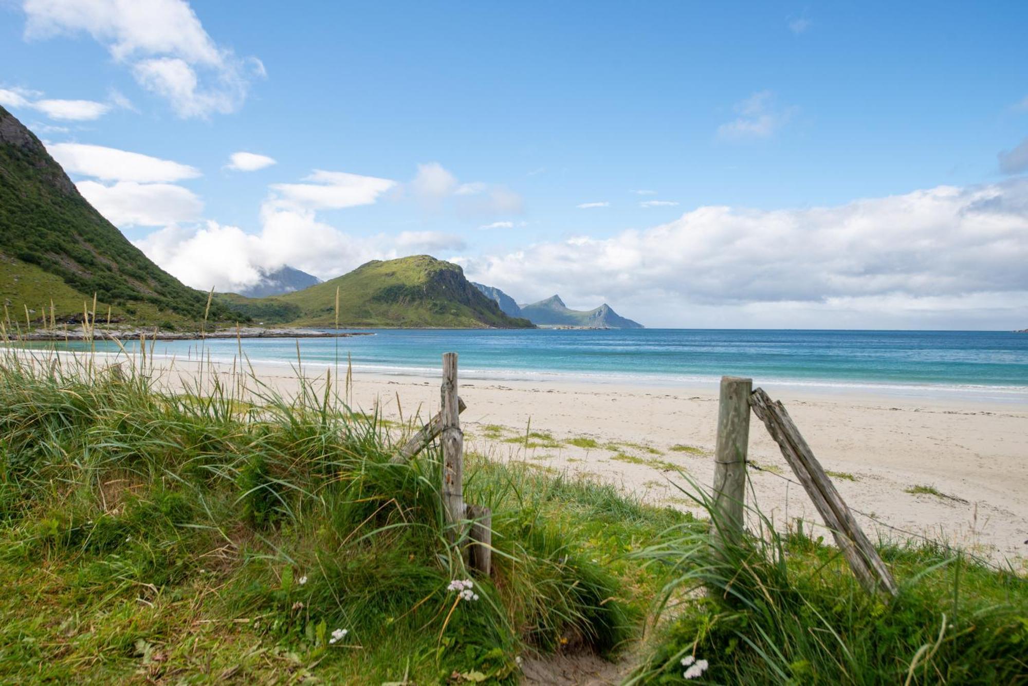 Haukland Beach Panorama Offersoya Екстериор снимка